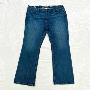 Harley-Davidson Curvy Bootcut Medium Wash Denim Jeans 24W
